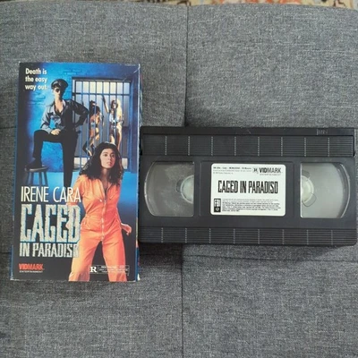*RARE* Caged In Paradiso VHS 80s Women In Prison - Irene Cara - Vidmark  - Image 1 of 4