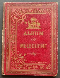 1879 1st ALBUM OF MELBOURNE VIEWS w 35 PLATES, FREE EXPRESS W/WIDE - Picture 1 of 7