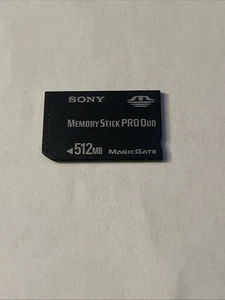Sony 512 mb Memory Stick Pro Card Magic Gate For Sony Cyber-shots Tested - Picture 1 of 2