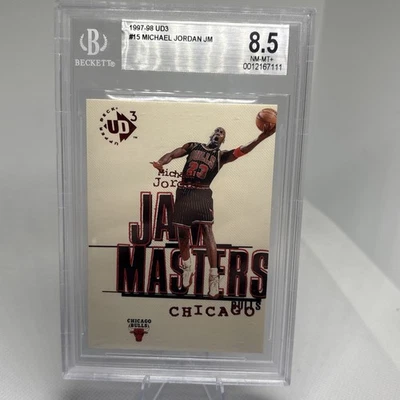 UD3 1997 Michael Jordan Jam Masters BGS 8,5 🔥🏀 Bulls Legend Foto 1 de 4