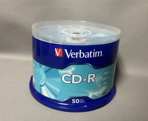 50 VERBATIM Rohlinge 52x Speed CD-R CDR 700MB Media Disc CD Musik - Bild 1 von 6