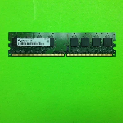 Qimonda HYS64T64000HU-3S-B 512MB DDR2-667 (PC2-5300) PC2-5300U RAM Memory - Image 1 of 3