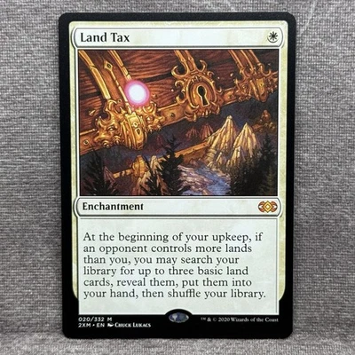 MTG Land Tax – Double Masters (2XM) #20 Non-Foil NM Magic the Gathering - Image 1 of 4