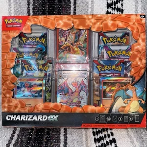 Pokemon Charizard ex Premium Collection Box 6 Packs Tera Charizard Promo sealed - Picture 1 of 3