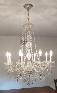 Schönbeck Kristall Kronleuchter mit 8 Lichtern wunderschön 28" 130502L + COA - Bild 1 von 11