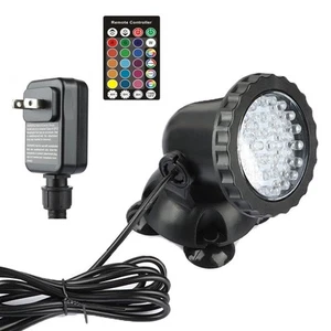 Underwater Pond Lights, LED Color Changing Fountain Lights, RGB Submersible ... - Picture 1 of 7