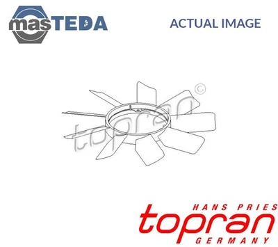 400 995 FAN WHEEL ENGINE COOLING TOPRAN NEW OE REPLACEMENT - Image 1 of 4
