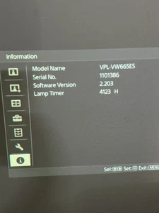 Sony VPLVW665ES Ultra HD 4K SXRD Front Projector - Picture 1 of 3