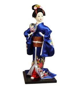 Japanese Geisha Doll Kimono Doll Oriental Doll Collectible Figurine Decor #30 - Picture 1 of 2