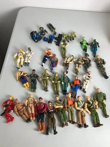 Vintage G.I. Joe & Lanard Lote Figuras y Piezas COMO ESTÁ PARA PIEZAS - Imagen 1 de 24