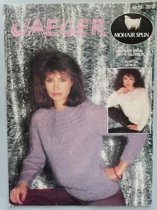 LADIES' SWEATER, Round neck, 81-97cm, 10ply - JAEGER Knitting Pattern 4973 - Picture 1 of 2