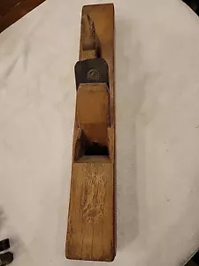 Antique Wooden jointer Plane - 22” long with W Butcher blade, Approx. 3"X3" - Picture 1 of 8