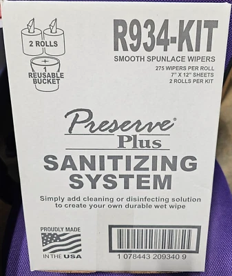 Sistema Preserve Plus Toallitas Dispensador Cubo Suministros para el Hogar Utiliza Tu Propia Marca Foto 1 de 3