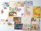 19+Vintage+Postalettes+Fold+A+Notes+Floral+Flowers+Butterflies+Hummingbird