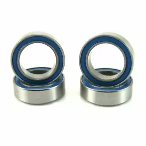 TRB RC 8x12x3.5mm Precision Ball Bearings ABEC 3 BLU Rubber Sealed (4) - Picture 1 of 3