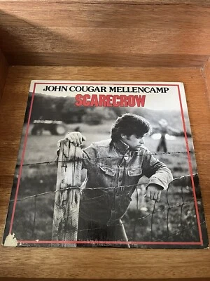 JOHN COUGAR MELLENCAMP Scarecrow 1985 US 1st Press EX/VG Riva Foto 1 de 4