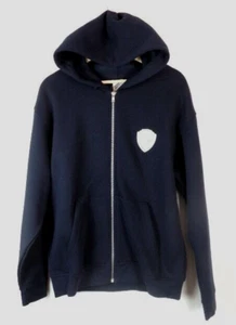 Warner Bros. Studio Store Looney Tunes Navy Blue Fleece Zip Hoodie Adult Size Sm - Picture 1 of 7