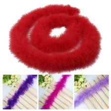 200cm Federboa Streifen flauschige Handwerk Kostüm K2G9 Tape Nähen-Tr Dekor V2A6