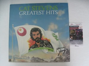 Vinilo autografiado firmado con los mayores éxitos de Cat Stevens JSA #PP02792 - Imagen 1 de 1