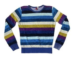 Preowned- H&M Crewneck Striped Pullover Sweater Girls (Size 6) - Picture 1 of 9