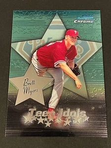2000 Bowman Chrome Brett Myers Teen Idols Insert Phillies TI7 - Bild 1 von 2