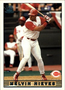 1999 Pacific Crown Collection Platinum Blue Reds Baseball Card #76 Melvin Nieves