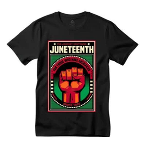 Embrace Freedom Juneteenth with Our Black T-Shirt: Freedom Celebration Edition - Picture 1 of 4