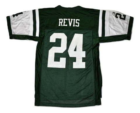 Reebok Mens NFL New York Jets Darrelle Revis Football Jersey New M, L, XL Cover