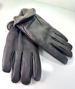 Wilson’s Leather Soft Brown Leather Felt Lined Gloves Mens XL NICE! EUC!