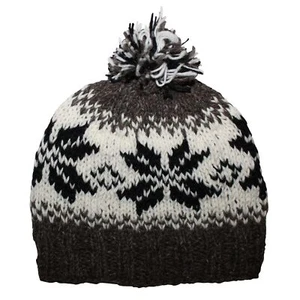 Berretto di lana con pompon cappello caldo fatto a maglia cappello con pon p - Picture 1 of 6