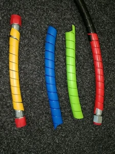 EV Charge Point Cable Protection / Hydraulic Hose Spiral Guard Various Colours - Picture 1 of 10