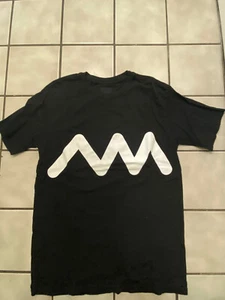 After Midnight Mens Am Logo  Logo Short Sleeve T-Shirt Black Size Medium - Foto 1 di 2
