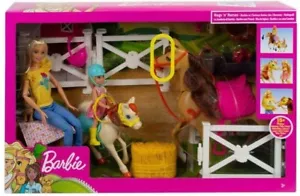 Barbie GLL 70 - Barbie Ranch BARBIE PFERDESET NEU OVP - Bild 1 von 1