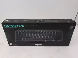 Logitech MX Keys Mini Wireless Keyboard, Compact, USB-C, Bluetooth, Graphite - Picture 1 of 5