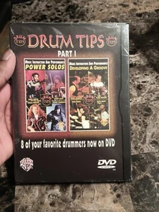 DVD ~ DRUM TIPS PART 1~Power Solos,Developing A Groove~Omar Hakim,Kenny Aronoff+ - Picture 1 of 2
