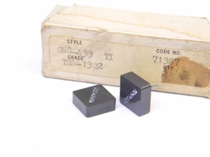 NEW SURPLUS 4PCS. GENERIC SNG 433 GRADE: TRW1322 CERAMIC INSERTS - Picture 1 of 1