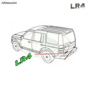LAND ROVER REAR TAIL GATE DOOR DECAL BRUNEL BADGE STICKER PLATE LR4 LR018256 AM - Picture 1 of 1