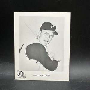 1963 I.D.L. Drug Store Pittsburgh Pirates Baseball Player - Bill Virdon