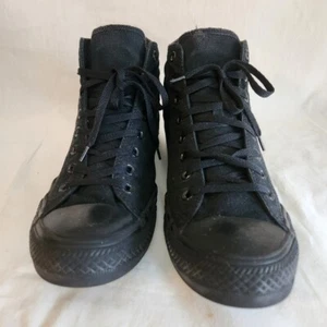 Converse All Star Chuck Taylor Triple Black High-Top Sneakers Size 13 - Picture 1 of 7