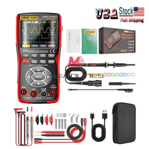 ANENG AOS03 3-in-1 Handheld Multimeter Digital Oscilloscope Signal Generator USA - Picture 1 of 23