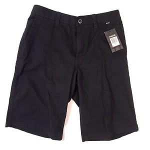 Hurley Men's/ Boys Size 20 Black One and Only 2.0 Chino Walk Shorts BW606OA5 - Picture 1 of 12