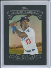 2015 Topps Series 1 HANLEY RAMIREZ Gallery of Greats Insert Card