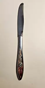 Dinner Knife Oneida Community Stainless MY ROSE Flatware 8 ½” - Picture 1 of 4
