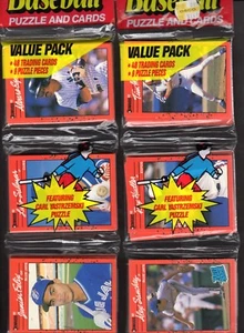 1990 DONRUSS BASEBALL GUARANTEED UNOPENED RACK PACK GROUP OF 2 SEALED PACKS - Picture 1 of 2