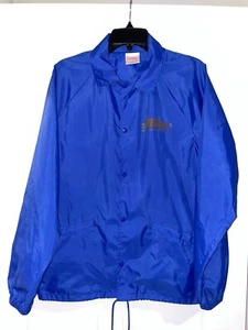 Vintage University Of Tulsa TU Snap Button Windbreaker Men’s Medium - Picture 1 of 5