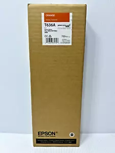 2017 Genuine Epson Orange Ink Cartridge T636A - Picture 1 of 6