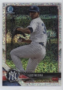 2018 Bowman Draft Chrome Sparkles Refractor Luis Medina #BDC-17
