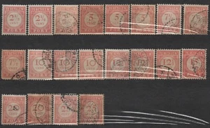 Netherlands small lot of used stamps Te Betalen - Picture 1 of 1