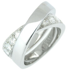 CARTIER Parising Ring K18 white gold/diamond #5.5(US Size) 13.6g Women