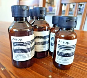 Aesop Geranium Leaf Body Cleanser & Rind Concentrate Body Butter bundle (4 +2) - Picture 1 of 6